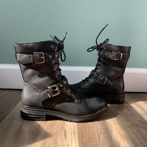 Brand new G by Guess combat boots